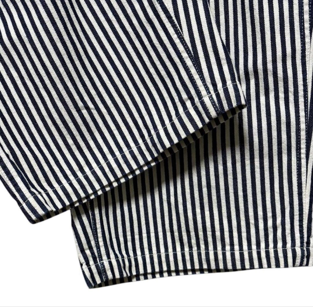 【SETTO】ヒッコリーベイカーパンツ 岡山児島 ジャパンブルー