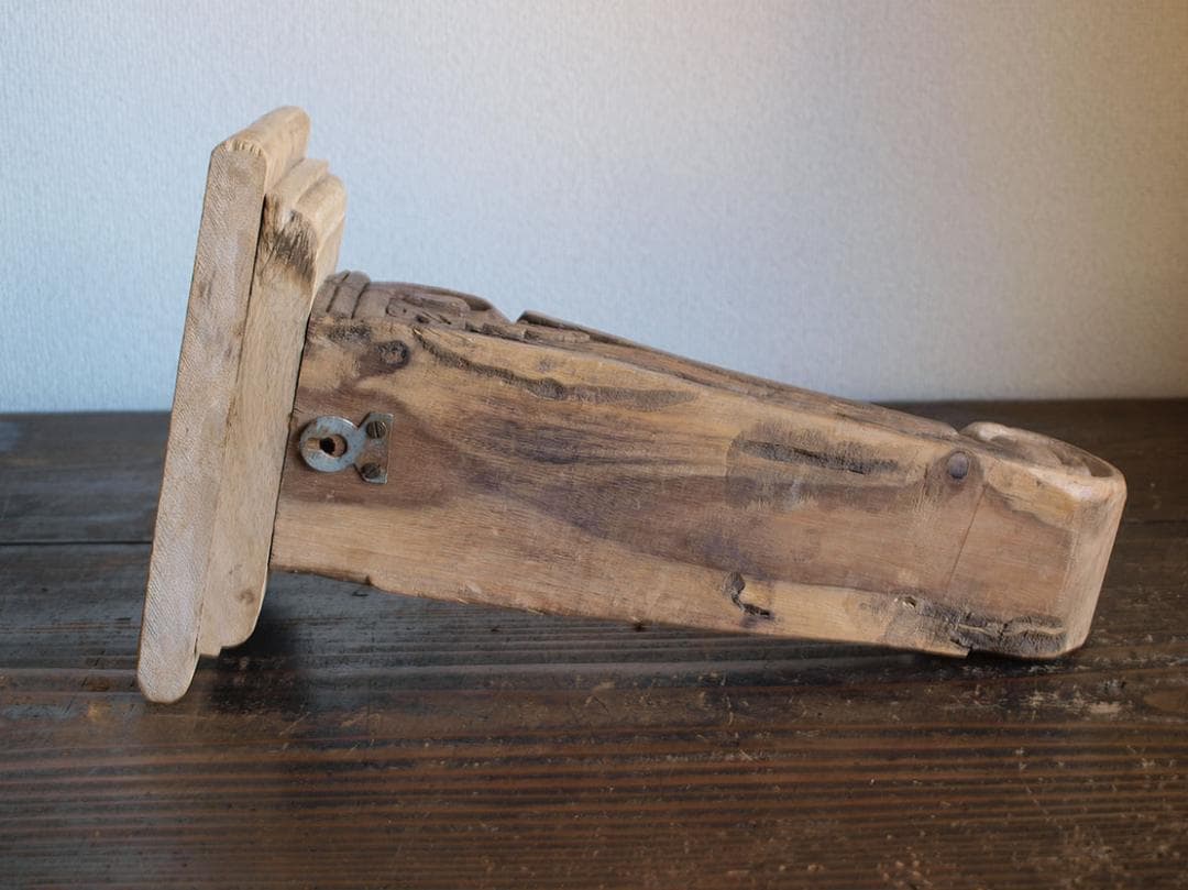 ssx2673___木彫刻 コーベル コンソールウォールシェルフ/K049