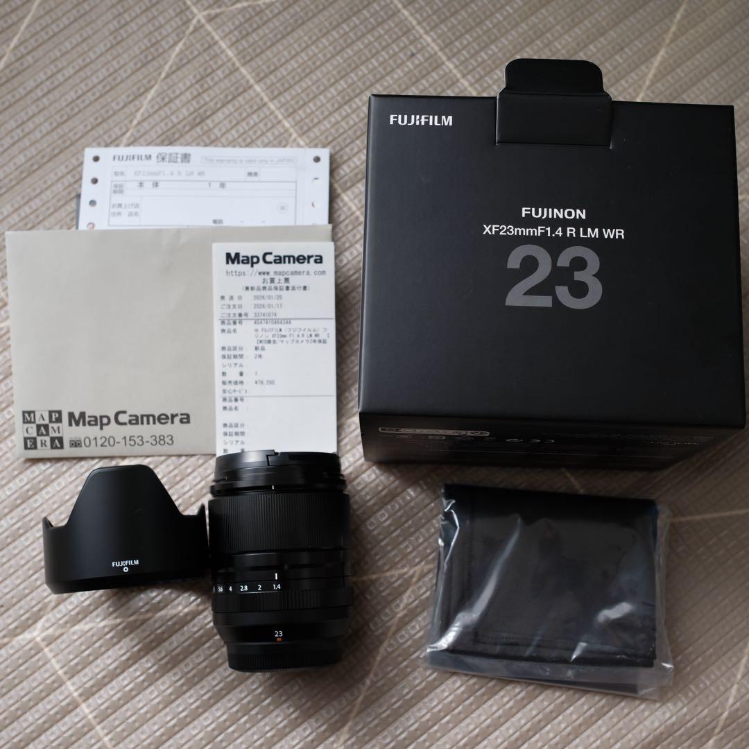 【新品】XF23mm F1.4 R LM WR ★保証付き