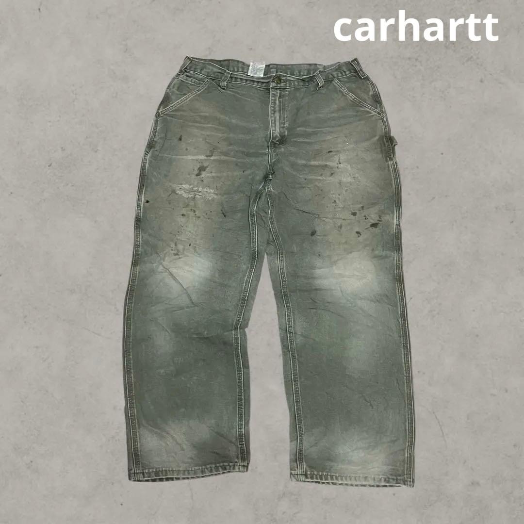 グ*ー様 Carhartt ダック　ペインターパンツ　モス　MOS オリジナルダ