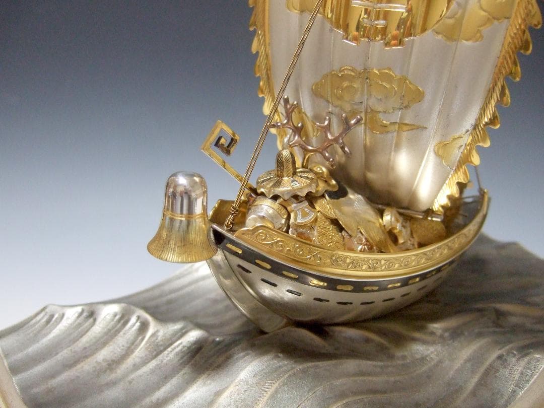 銀製 宝船 TAKEHIKO 関武比古 STERLING 960