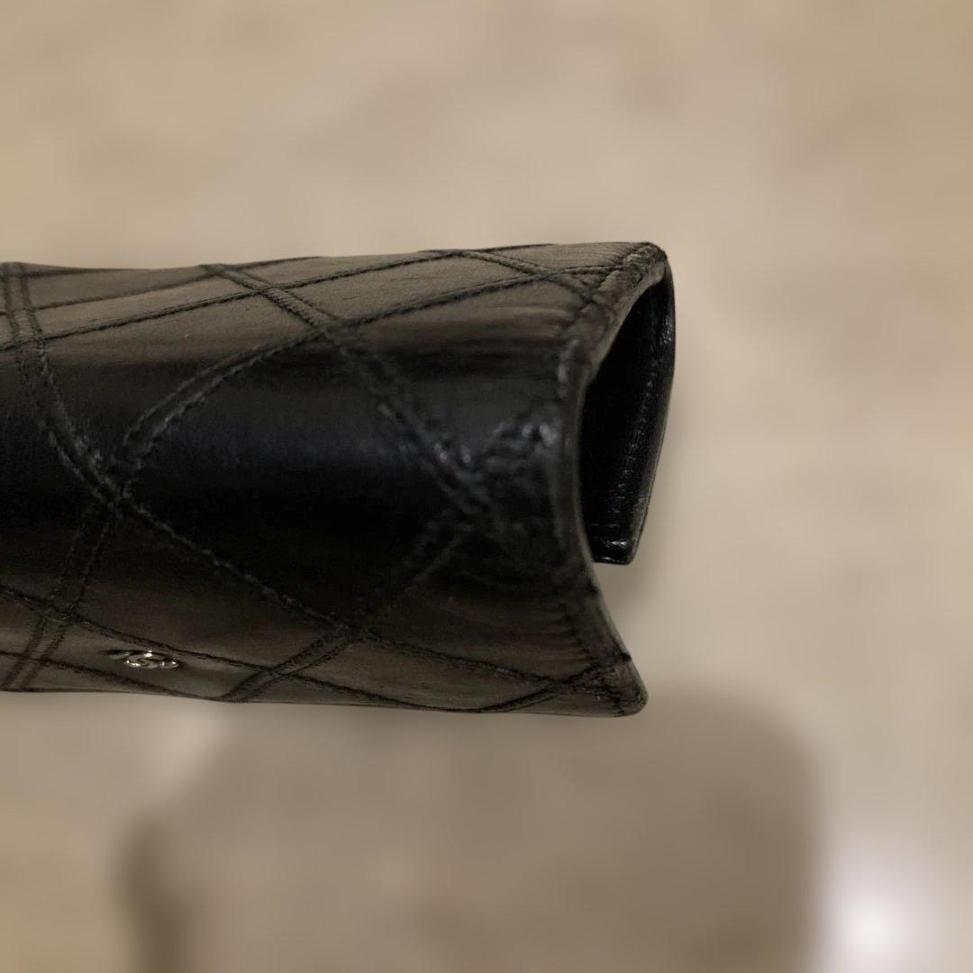 週末セール　シャネル　キーケース　ブラック