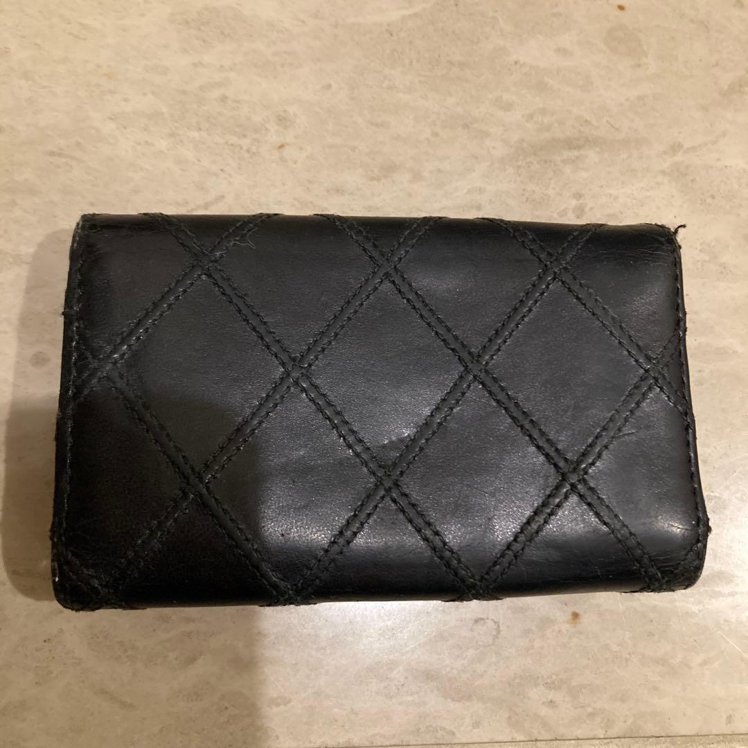 週末セール　シャネル　キーケース　ブラック