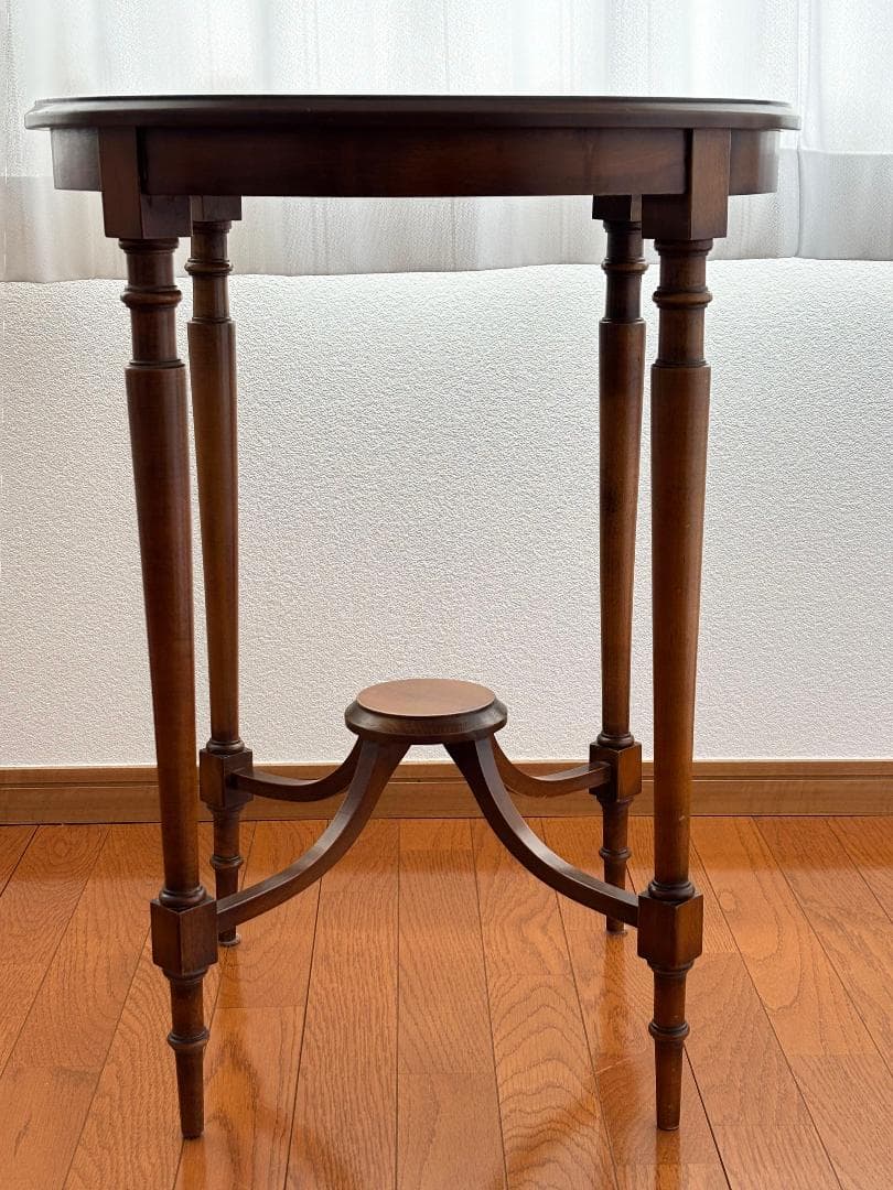 【特価】イタリア medea サイドテーブル ラウンド 丸 花台 飾り台