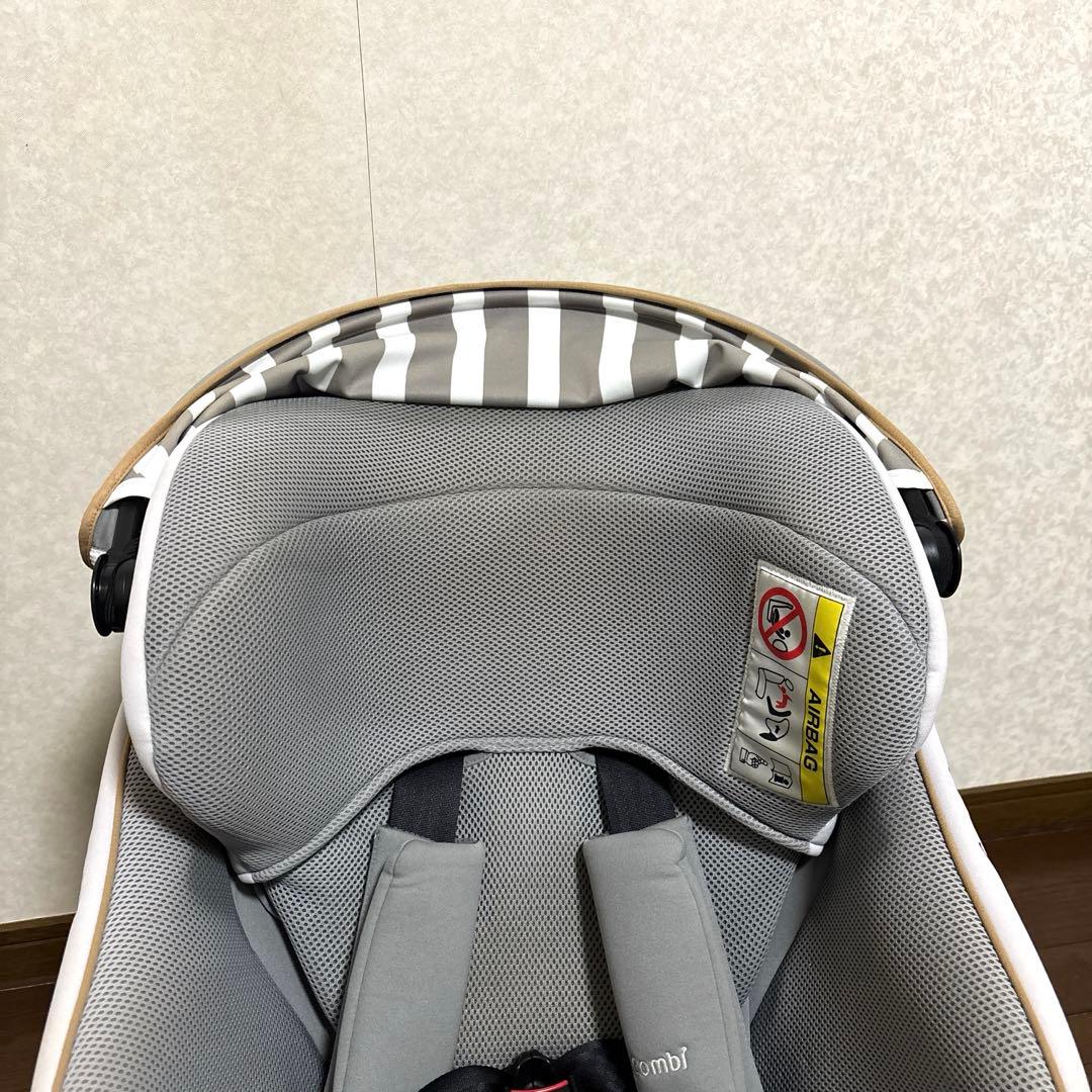 【美品】Combi クルムーヴスマート ISOFIX JL-540 グレー