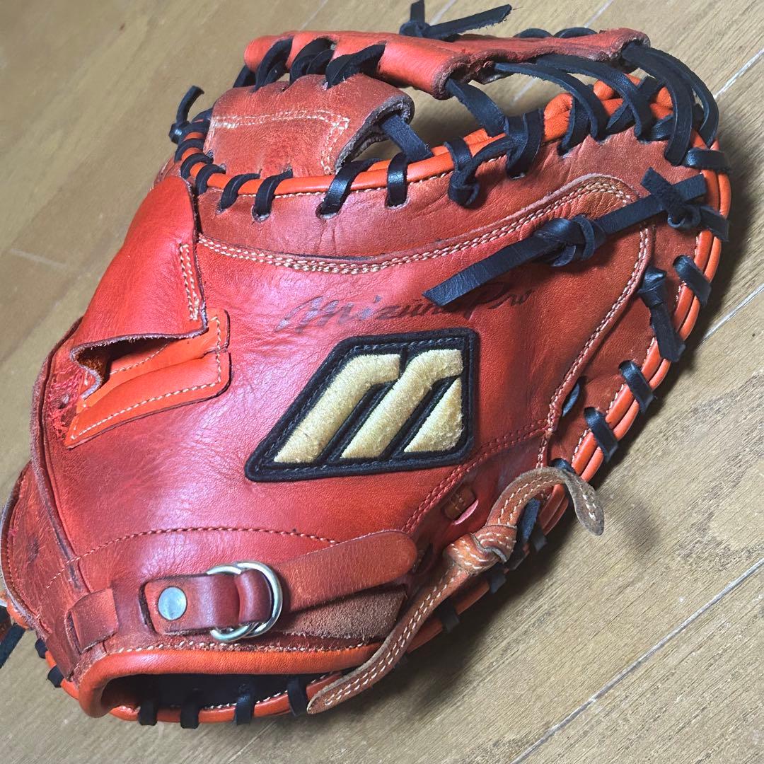 352.オーバーホールフルリペア ミズノプロ　硬式キャッチャーミットNZ型