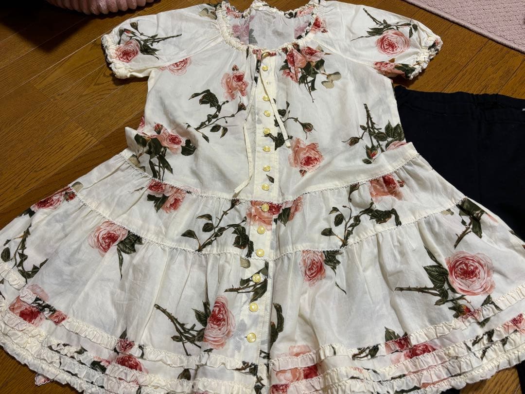 pink house 新品セット　薔薇柄