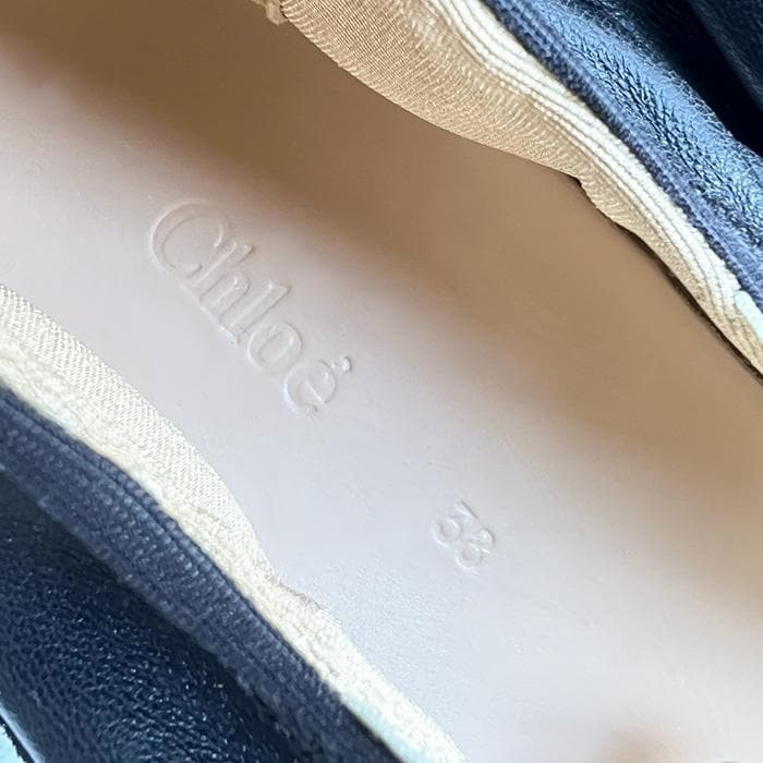 あ*み様 Chloe クロエのバレエシューズ　38　24.5cm　スニーカー ロ