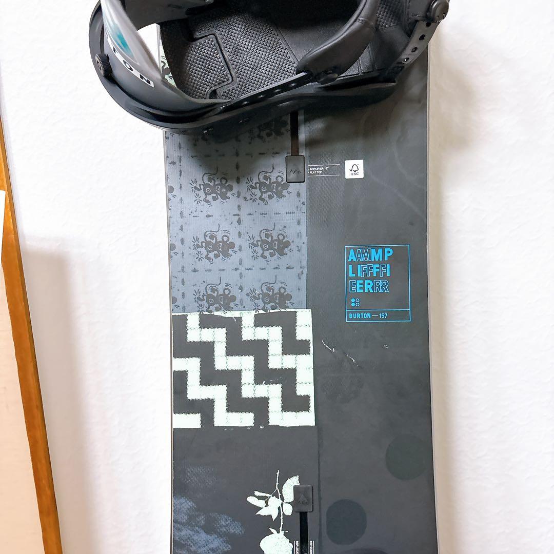 BURTON AMPLIFIER 157 CLUTCH M スノーボードセット