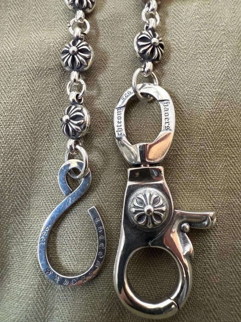 ★FUKACHAN　ウォレットチェーン　新型2ウォレットチェーン　刻印有り