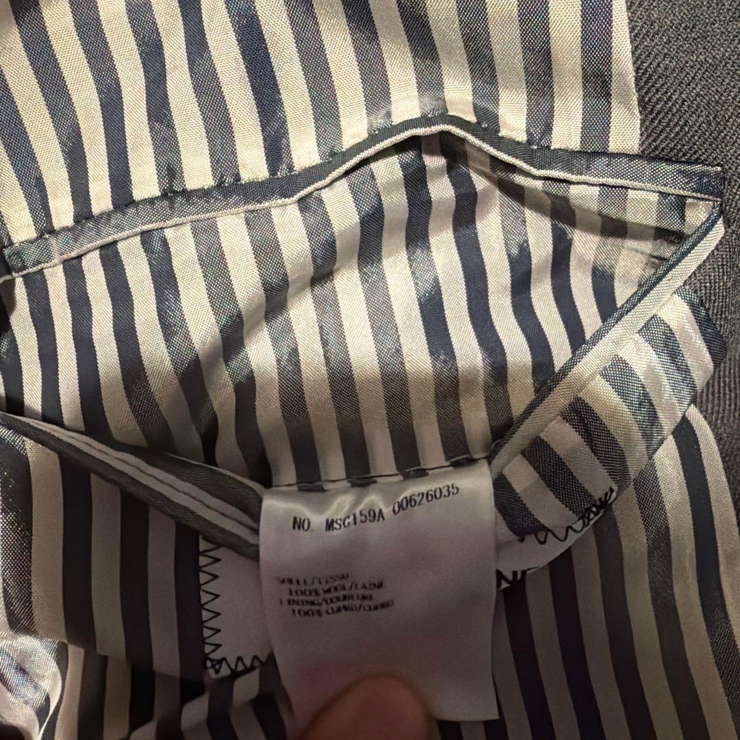 THOM BROWNE グレー スーツ ネクタイ付き