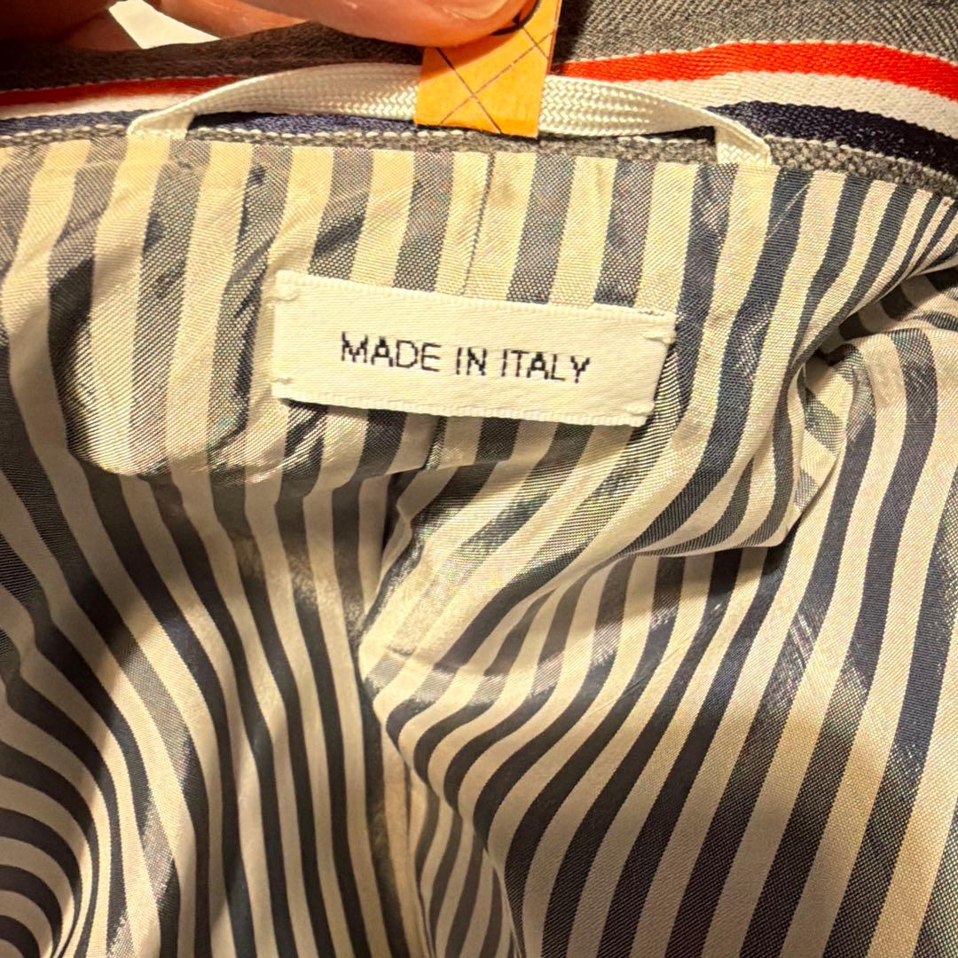 THOM BROWNE グレー スーツ ネクタイ付き