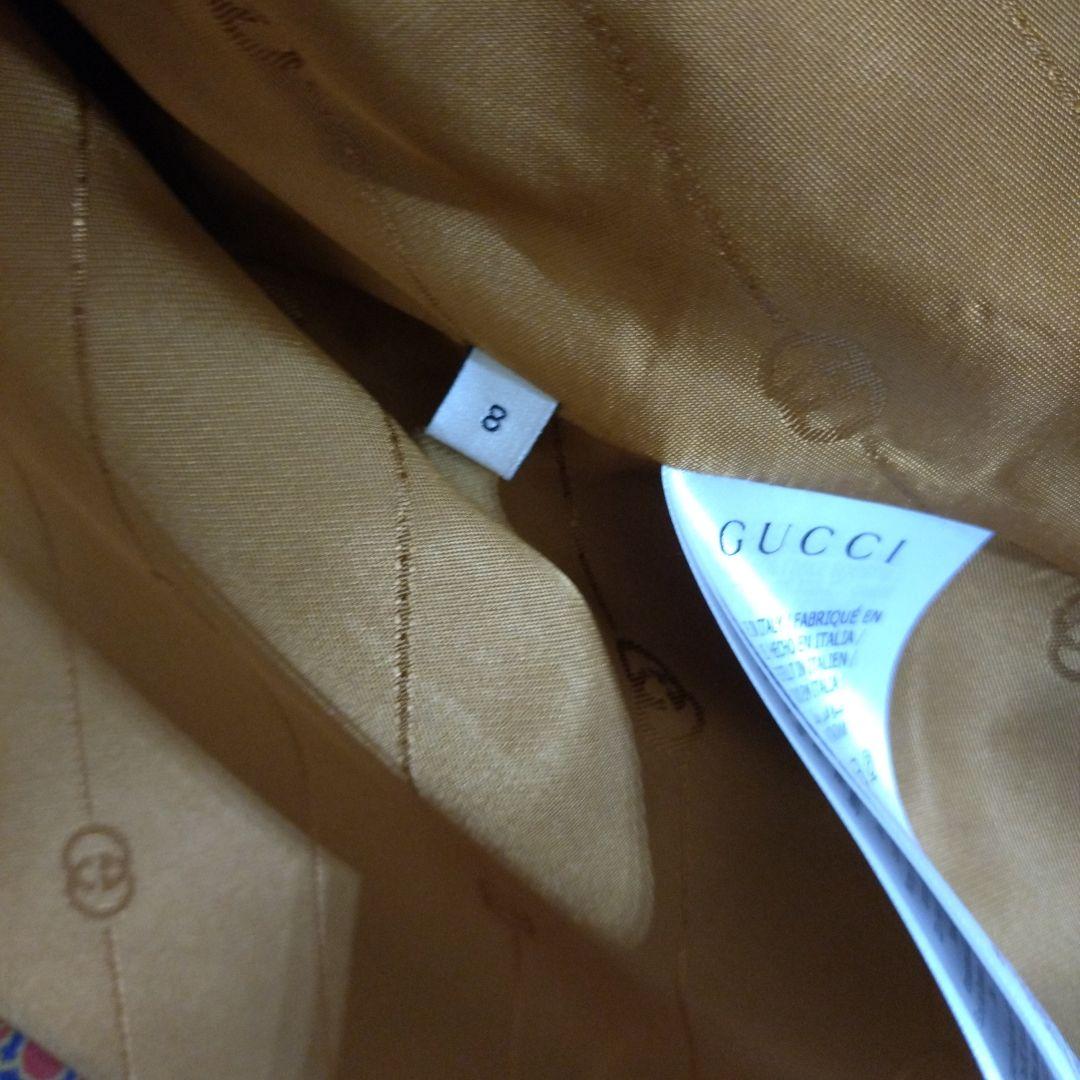 【美品】GUCCI オレンジ　ジャケット　8歳(130/64)　イタリア製