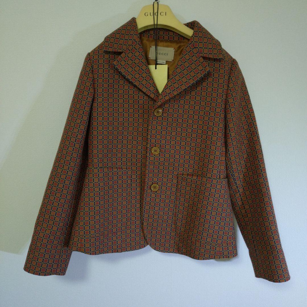 【美品】GUCCI オレンジ　ジャケット　8歳(130/64)　イタリア製