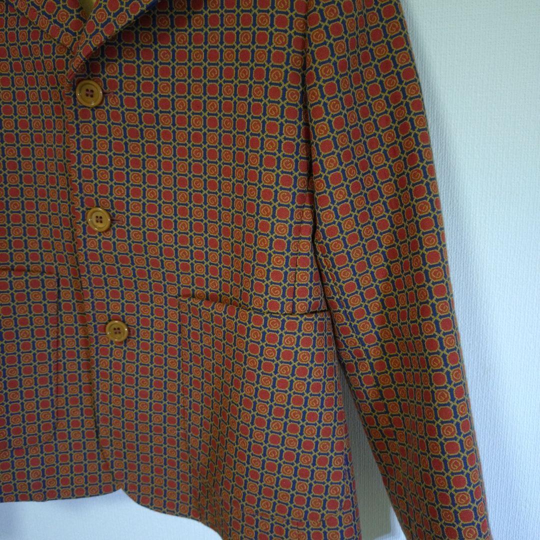 【美品】GUCCI オレンジ　ジャケット　8歳(130/64)　イタリア製