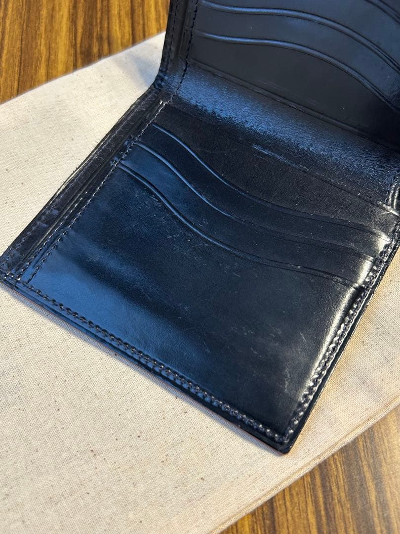 GANZO 二つ折り財布 カーフ