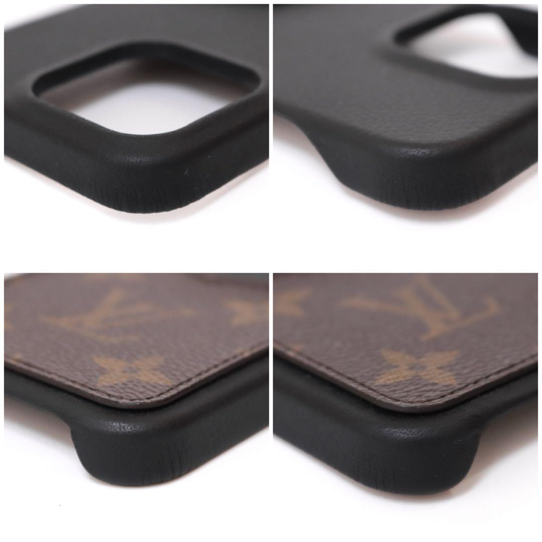 ルイヴィトン iPhone 13Pro ケース モノグラム エクリプス　極美品