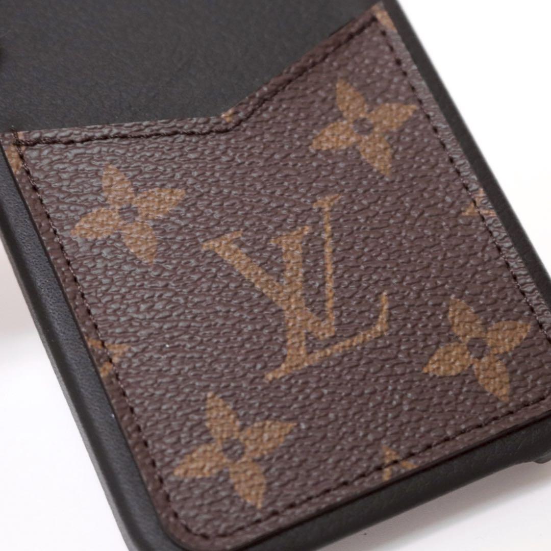 ルイヴィトン iPhone 13Pro ケース モノグラム エクリプス　極美品