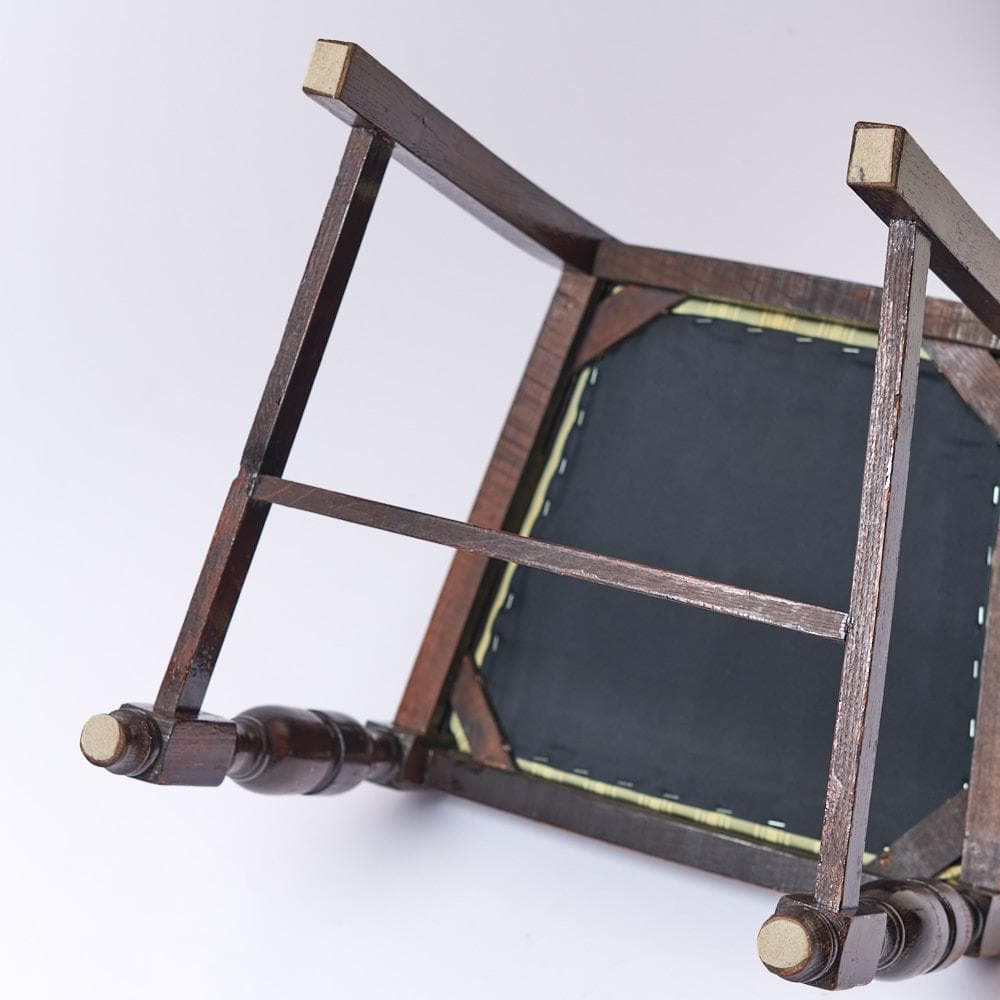 【surf】イギリス製アンティークチェア 1脚④(座面張替済)