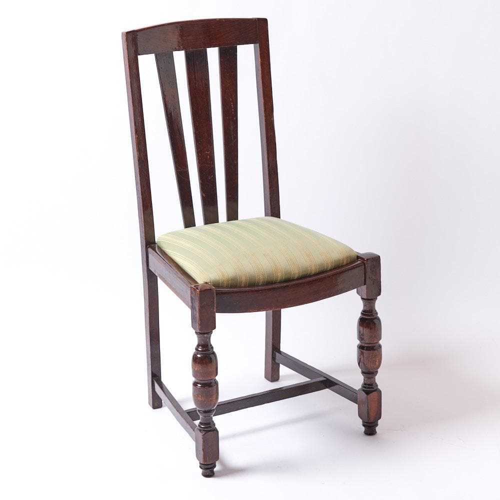 【surf】イギリス製アンティークチェア 1脚④(座面張替済)