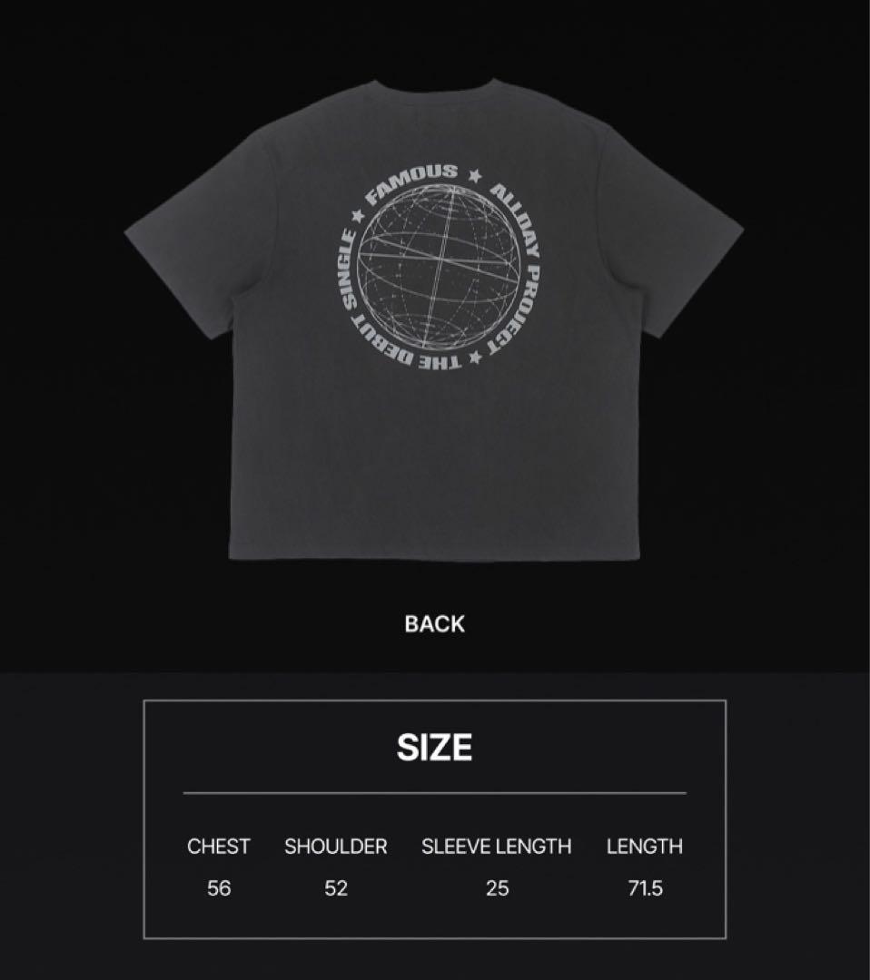 【トレカ無し】ALLDAY PROJECT T-SHIRT Tシャツ