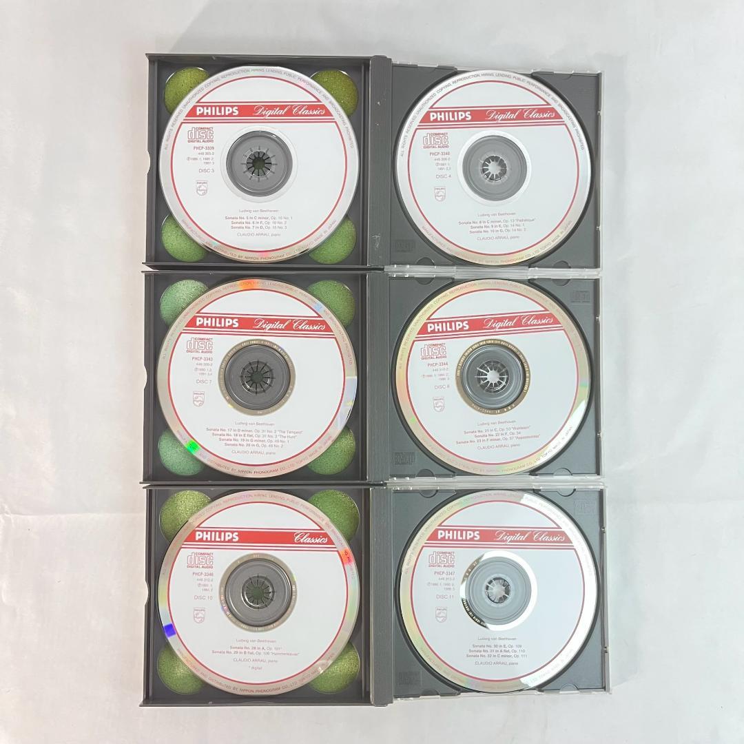【限定盤】クラウディオ・アラウ / ベートーヴェン：ピアノ・ソナタ全集11CD