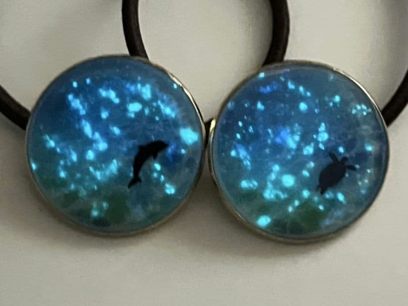 ❤️チャルメラ❤️星の海　小さな水族館　Sea drop✩。°ネックレス