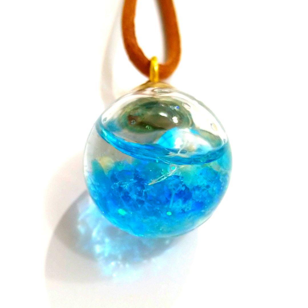 ❤️チャルメラ❤️星の海　小さな水族館　Sea drop✩。°ネックレス