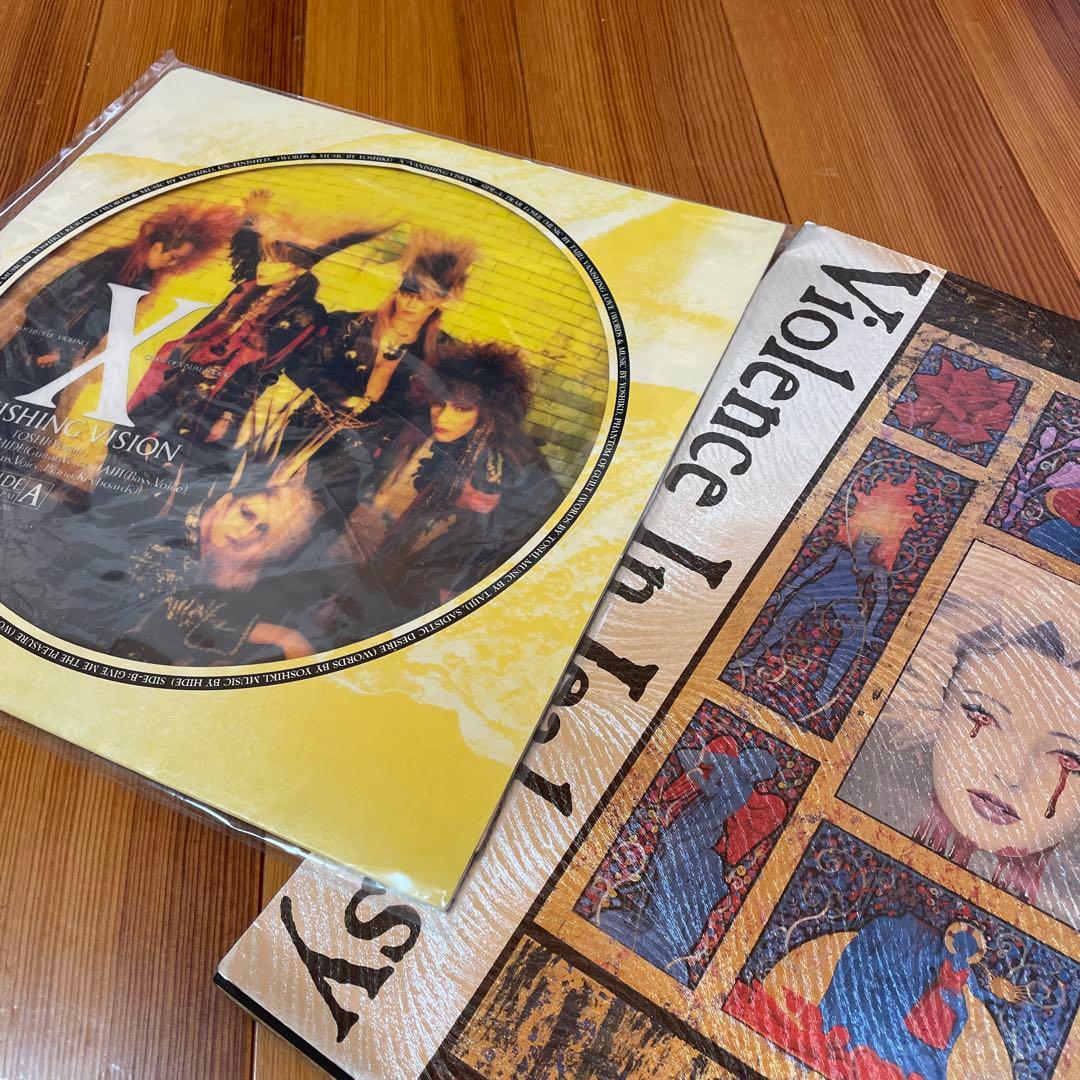 X エックス　VANISHING VISION 限定ピクチャー盤＋おまけ付き