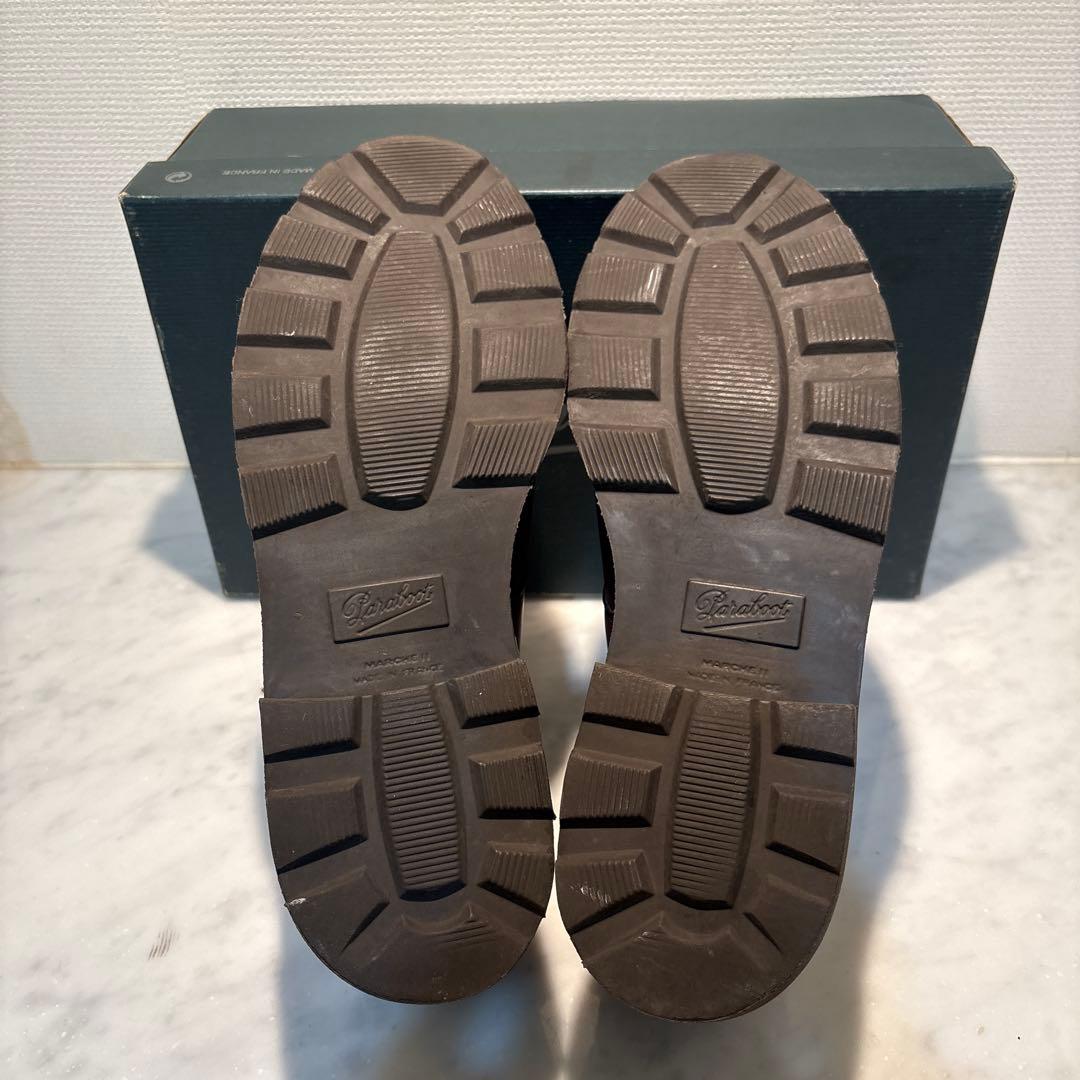 パラブーツ Paraboot CASTEL キャッスル廃盤UK7.5希少　マロン