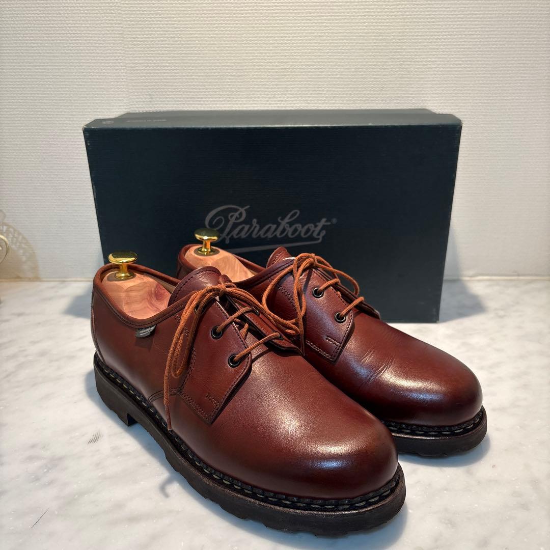 パラブーツ Paraboot CASTEL キャッスル廃盤UK7.5希少　マロン