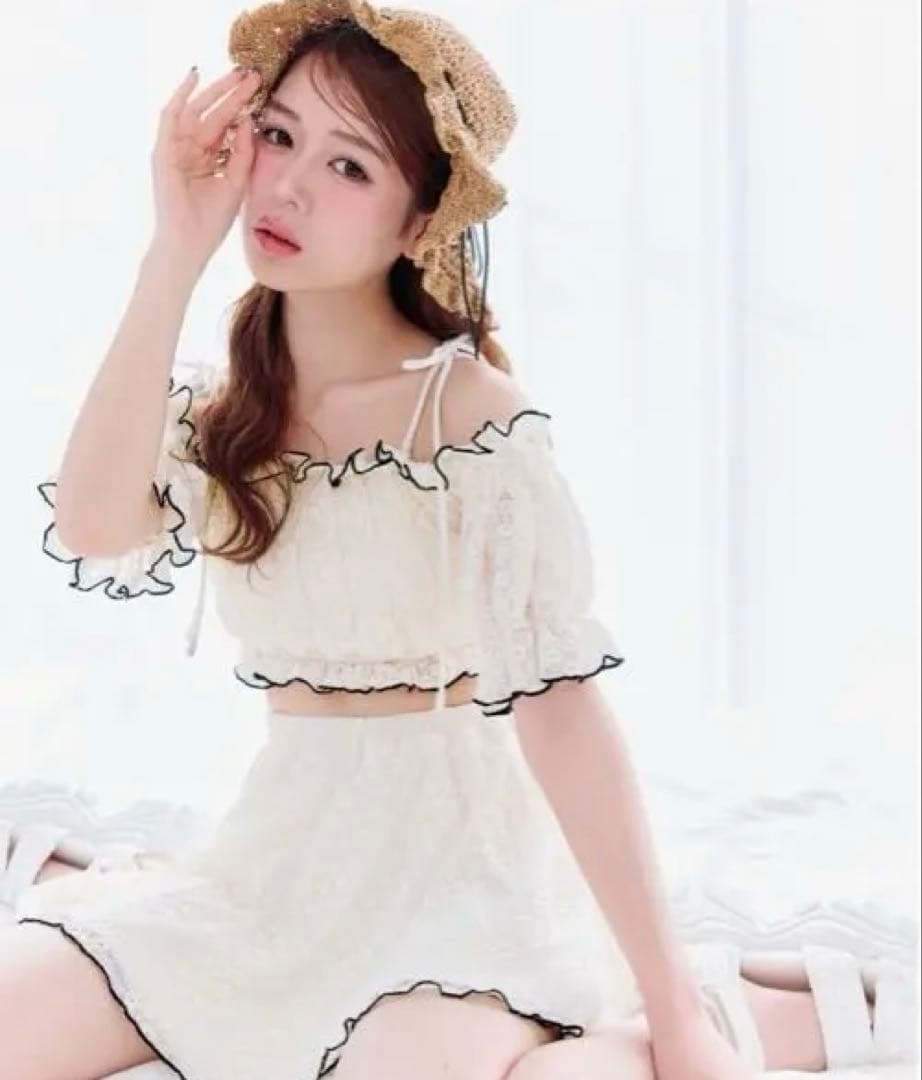 水着 レースシャーリング swim wear OLIVE des OLIVE