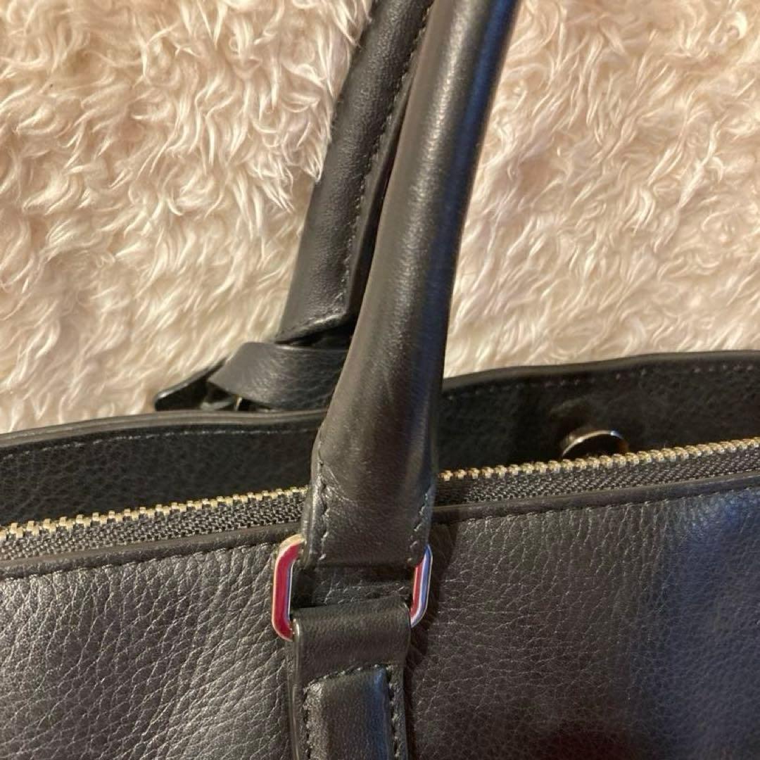 超美品✨ アニエスベー ビジネスバッグ オールレザー ブラック 南京錠 底鋲