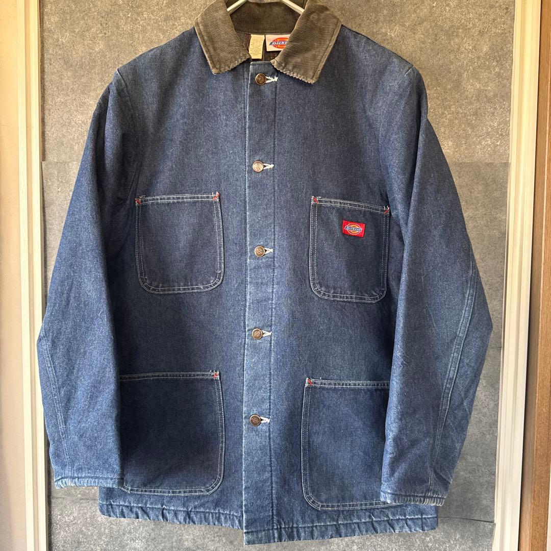 DICKIES ディッキーズ　デニムカバーオール 裏ブランケット　サイズ　38