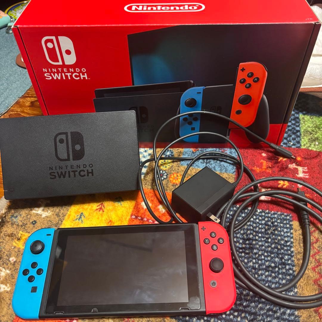 【美品】Nintendo Switch 本体セット ネオン