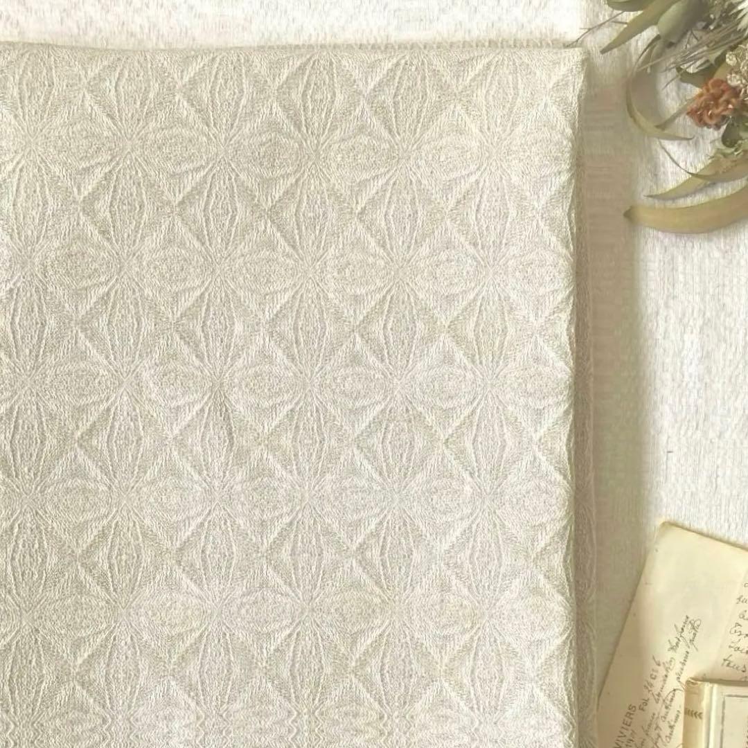 【歳末SALE】F北欧ヴィンテージ　伝統織リネンのテーブルクロス（特大サイズ）