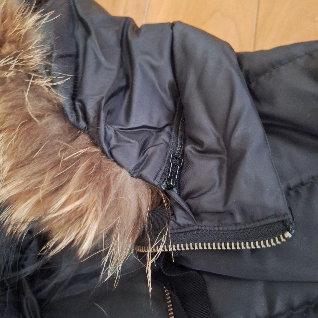 LANVIN en Bleu ブラックダウンコート 38