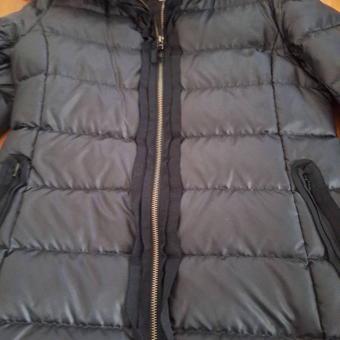 LANVIN en Bleu ブラックダウンコート 38