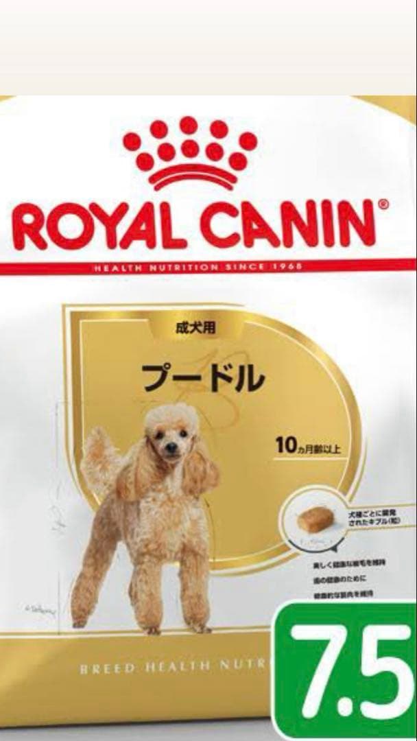 ロイヤルカナントイプードル7.5キロ