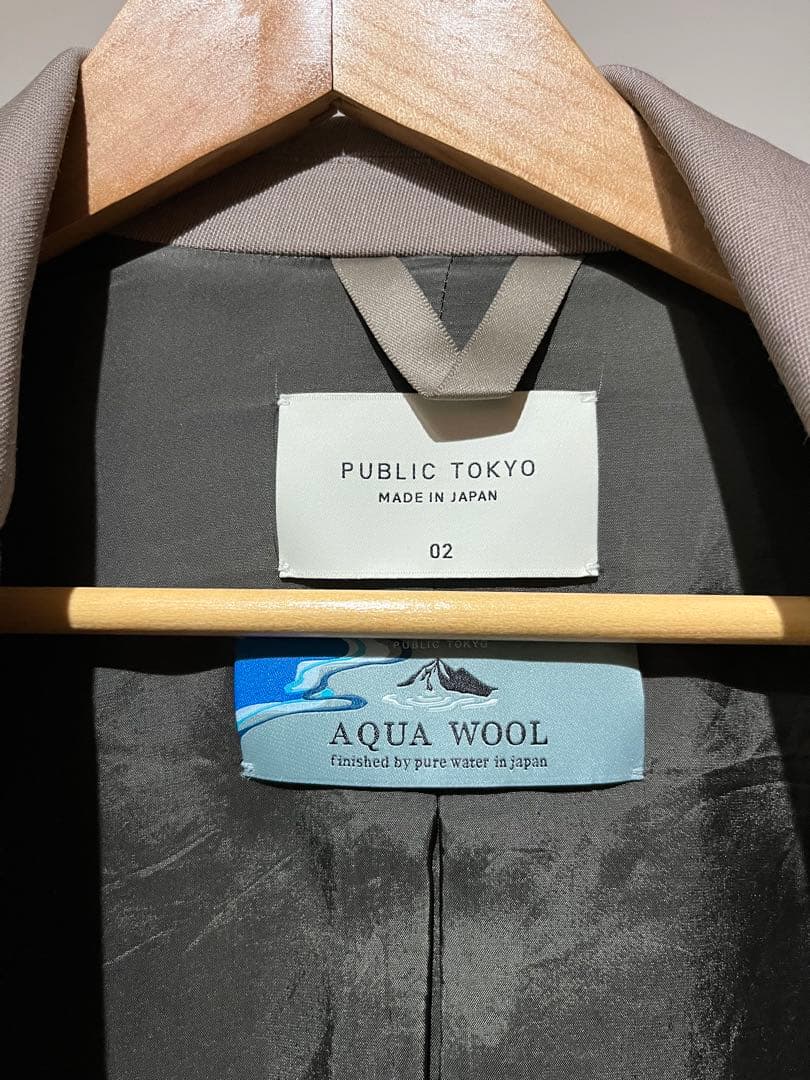 public tokyo AQUAWOOL カルゼセットアップ