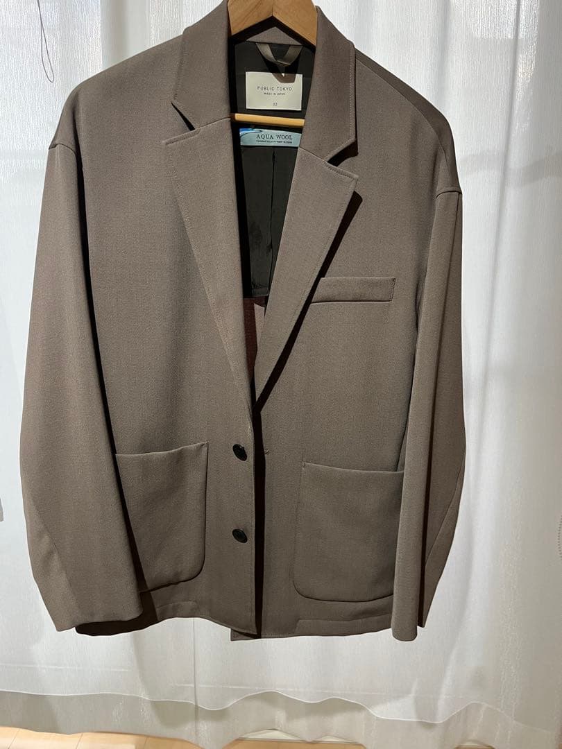 public tokyo AQUAWOOL カルゼセットアップ