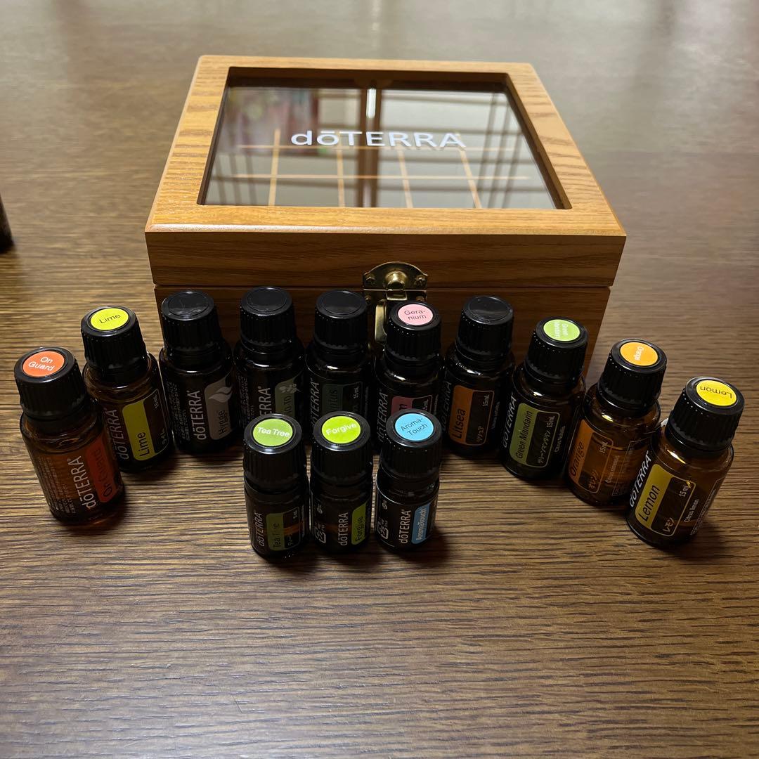 doTERRAアロマオイル　23本　木箱　辞典セット