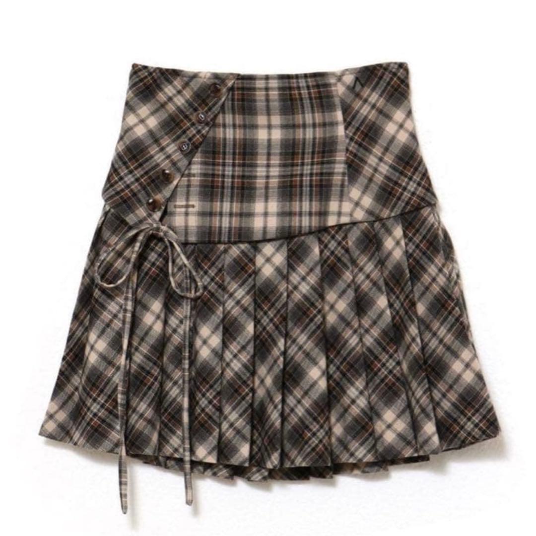 【即完売】andmary jade highwaist mini skirt s