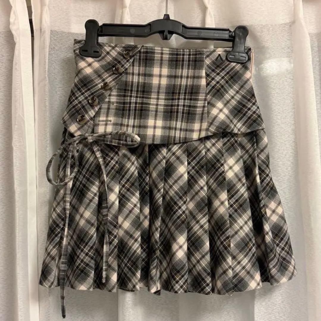 【即完売】andmary jade highwaist mini skirt s