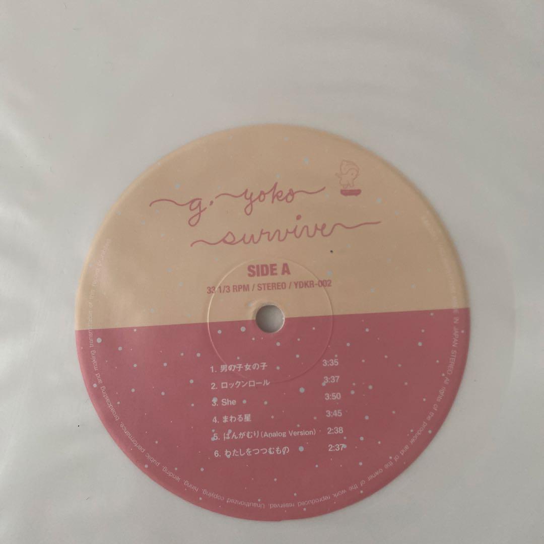 奈良美智　アナログ　レコード　ホワイトプレス版　おまけ付　Survive