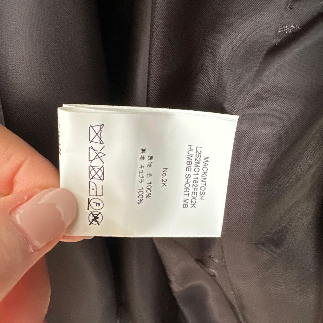 2025MACKINTOSH HUMBIE SHORT MB黒6マッキントッシュ