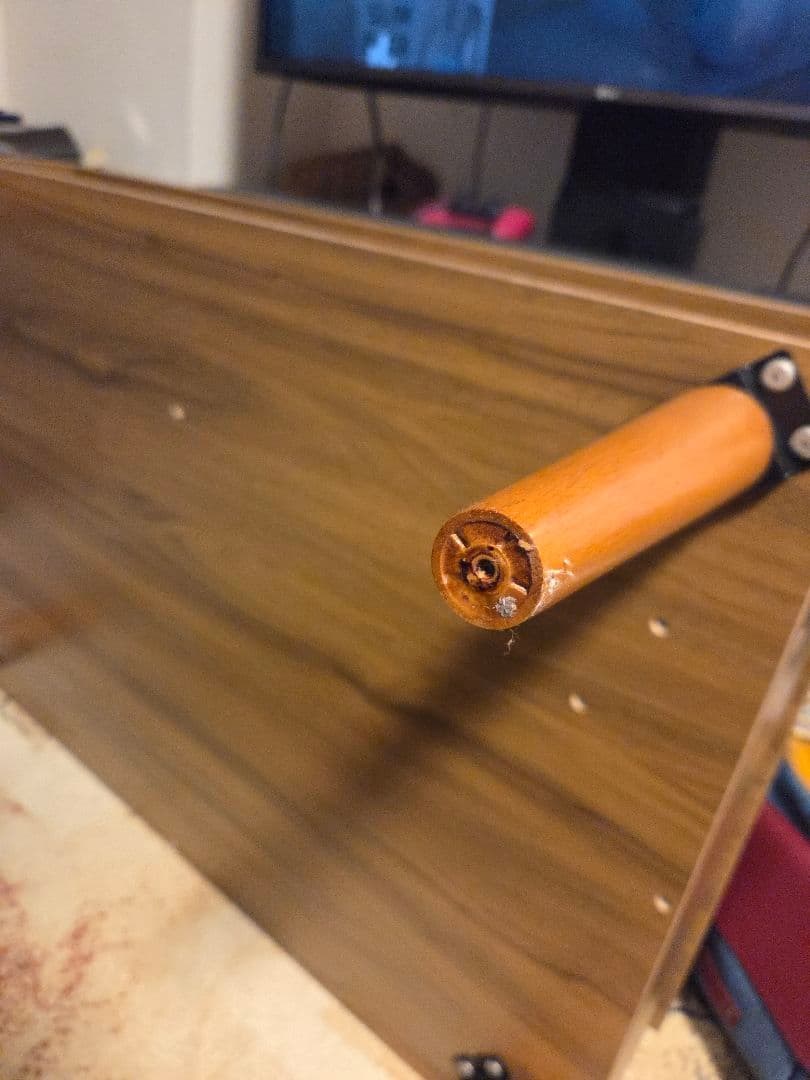 リフトアップテーブル　グラード　ブラウン