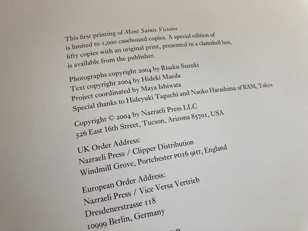 鈴木理策 / Mont Sainte Victoire