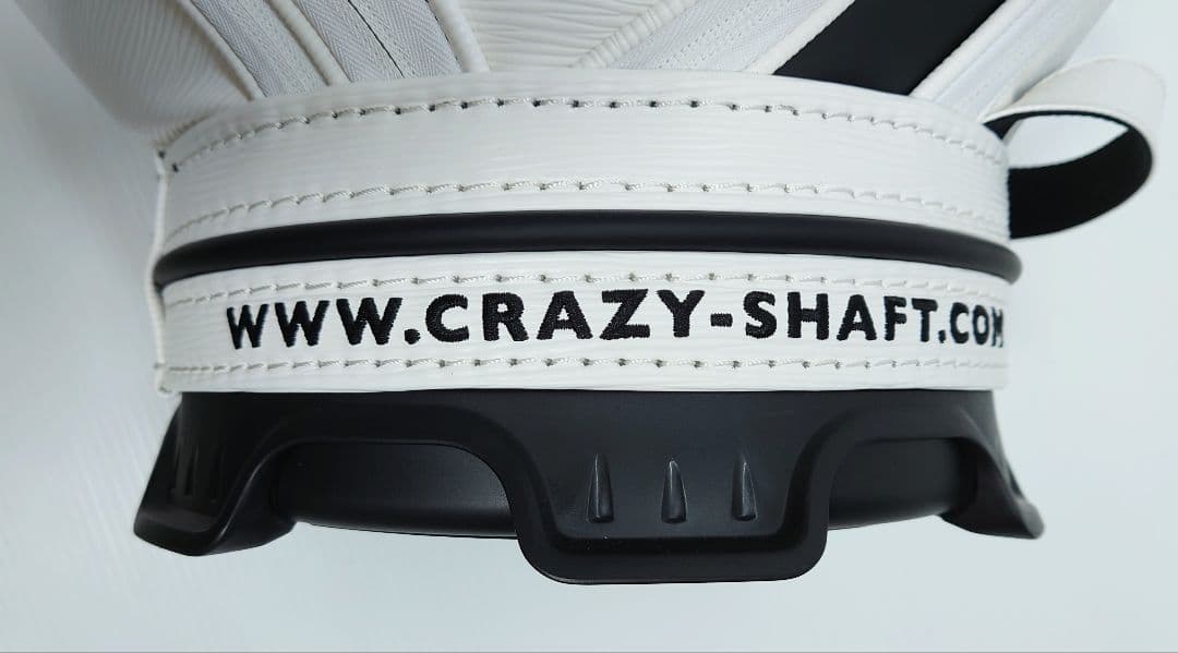 CRAZY クレイジー、キャディバッグ ホワイト【新品】