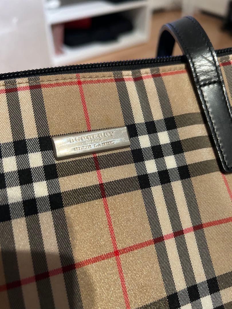 Burberrys チェック柄トートバッグ